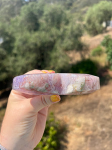 Lavender Pink Amethyst Heart