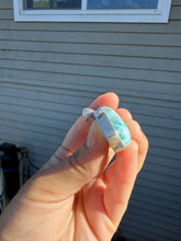 Load image into Gallery viewer, Larimar Oval Necklace 102LR