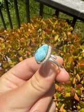 Load image into Gallery viewer, Larimar Ring Size 5.5+ Adjustable 38LG