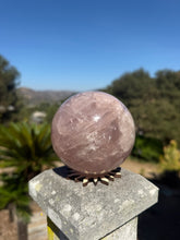 Load image into Gallery viewer, Rose Quartz Sphere 154FB