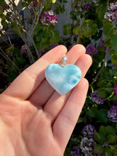 Load image into Gallery viewer, Larimar Heart Necklace 90TR