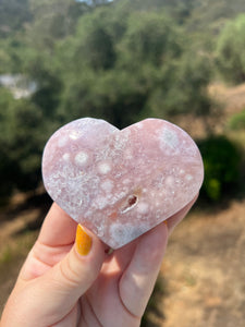 Pink Amethyst Heart