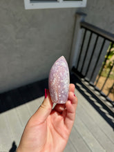 Load image into Gallery viewer, Lavender Pink Amethyst Flower Agate Flame 58CA