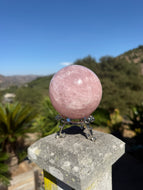 Rose Quartz Sphere 132CC