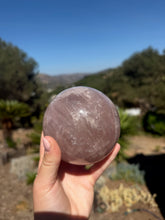 Load image into Gallery viewer, Rose Quartz Sphere 154FB