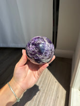 Load image into Gallery viewer, Amethyst Chevron Sphere 120SH