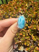 Load image into Gallery viewer, Larimar Ring Size 6+ Adjustable 50LI
