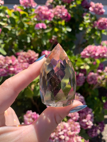 Citrine Faceted Flame