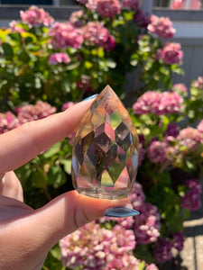 Citrine Faceted Flame