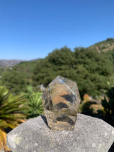 Load image into Gallery viewer, Citrine Standing Geometric with etchings face