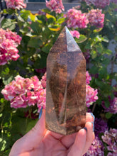 Load image into Gallery viewer, Smokey Quartz Copper Rutilated Tower