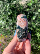 Load image into Gallery viewer, Pink Amethyst Heart with Green Jasper
