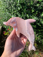 Load image into Gallery viewer, Pink Amethyst Dolphin