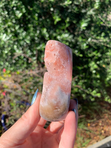 Druzy Pink Amethyst Heart