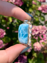 Load image into Gallery viewer, Larimar Rectangle Pendant