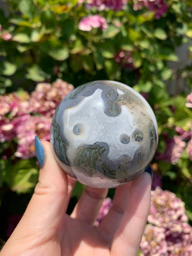 Moss Agate Sphere