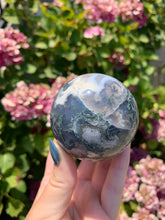 Load image into Gallery viewer, Moss Agate Sphere