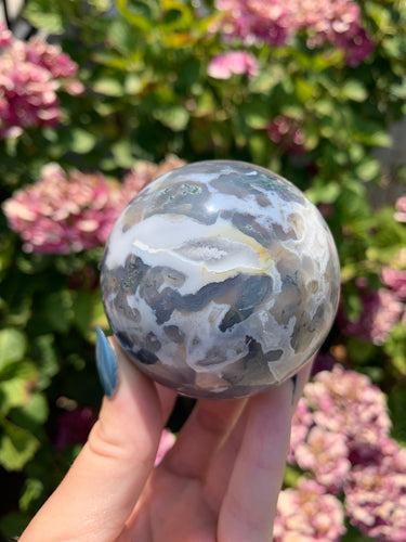 Moss Agate Sphere
