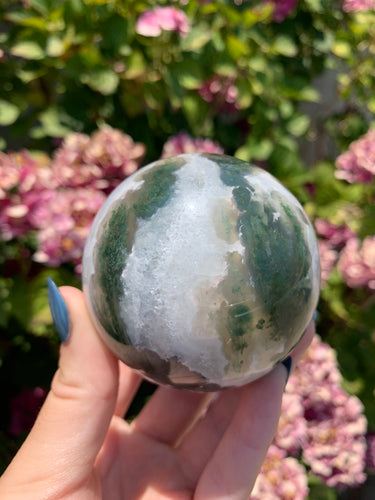Moss Agate Sphere