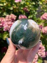 Load image into Gallery viewer, Moss Agate Sphere