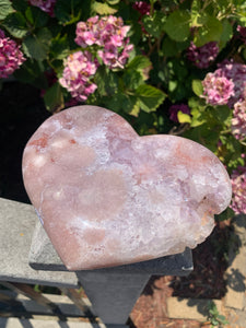 Pink Amethyst Heart
