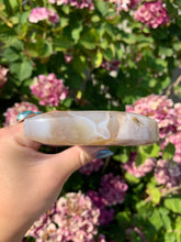 Load image into Gallery viewer, Flower Agate Moon with Stand