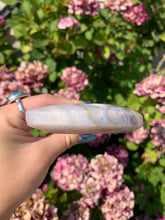 Load image into Gallery viewer, Flower Agate Moon with Stand