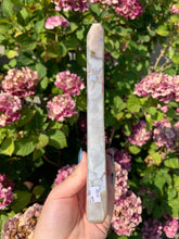 Load image into Gallery viewer, Flower Agate Moon with Stand