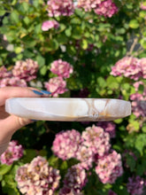 Load image into Gallery viewer, Flower Agate Moon with Stand