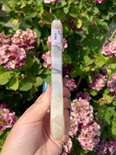 Load image into Gallery viewer, Flower Agate Moon with Stand