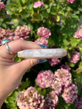 Load image into Gallery viewer, Flower Agate Moon with Stand
