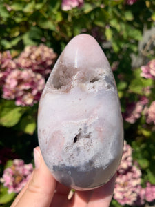 Pink Amethyst Agate Egg
