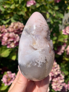 Pink Amethyst Agate Egg