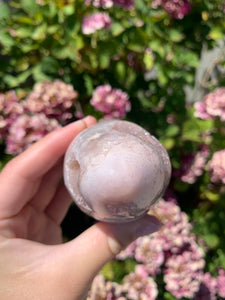 Pink Amethyst Agate Egg