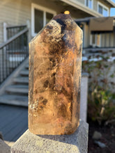 Load image into Gallery viewer, Smokey Quartz Rutilated Tower**