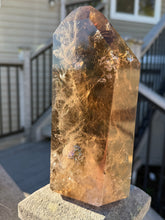 Load image into Gallery viewer, Smokey Quartz Rutilated Tower**