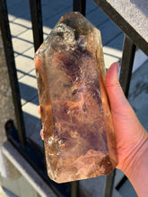 Load image into Gallery viewer, Smokey Quartz Rutilated Tower**
