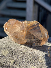 Load image into Gallery viewer, Rutilated Smokey Quartz Cluster**