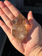 Load image into Gallery viewer, Rutilated Smokey Quartz Cluster**