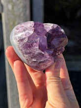 Load image into Gallery viewer, Amethyst Agate Heart**