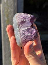 Load image into Gallery viewer, Amethyst Agate Heart**