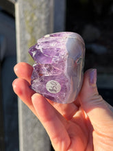 Load image into Gallery viewer, Amethyst Agate Heart**