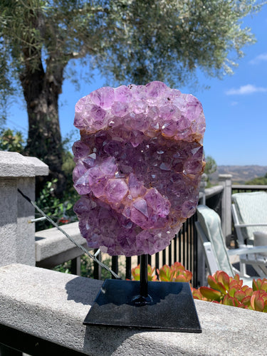 Amethyst Fixed on Stand