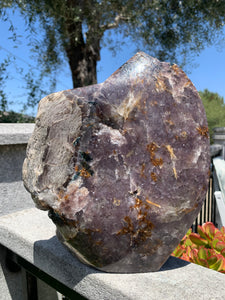Lepidolite w Silver Mica & Green Tourmaline