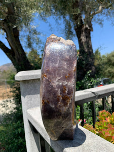 Lepidolite w Silver Mica & Green Tourmaline