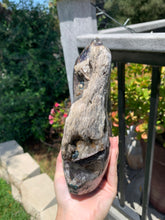 Load image into Gallery viewer, Lepidolite w Silver Mica &amp; Green Tourmaline