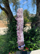 Load image into Gallery viewer, Amethyst Druzy Diamond with Stand