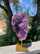 Amethyst with Stand