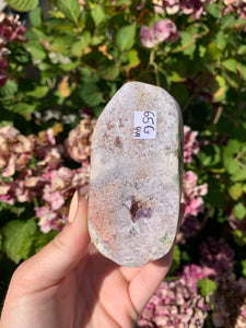 Pink Lavender Amethyst Cut Base