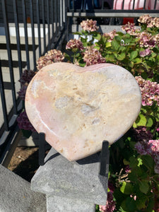 Pink Amethyst Heart